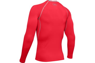 Image of Under Armour UA HeatGear Armour Long Sleeve Compression Shirt - Mens, Red, 2X-Large, 12574716002X