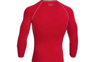 Image of Under Armour UA HeatGear Armour Long Sleeve Compression Shirt - Mens, Red, 2X-Large, 12574716002X