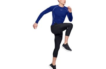 Image of Under Armour UA HeatGear Armour Long Sleeve Compression Shirt - Mens, Royal, X-Large, 1257471400XL