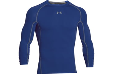 Image of Under Armour UA HeatGear Armour Long Sleeve Compression Shirt - Mens, Royal, X-Large, 1257471400XL