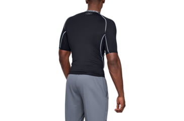 Image of Under Armour UA HeatGear Armour Short Sleeve Compression Shirt - Men's, Small, Black, 1257468001SM