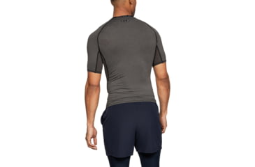Image of Under Armour UA HeatGear Armour Short Sleeve Compression Shirt - Men's, 3XL, Carbon Heather, 12574680903X