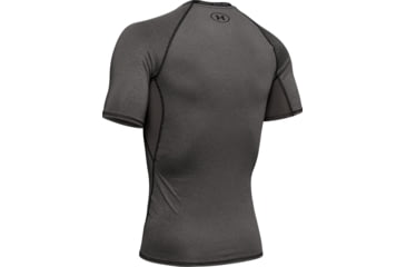 Image of Under Armour UA HeatGear Armour Short Sleeve Compression Shirt - Men's, 3XL, Carbon Heather, 12574680903X