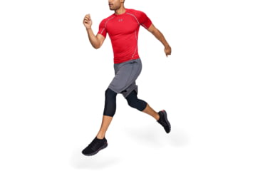 Image of Under Armour UA HeatGear Armour Short Sleeve Compression Shirt - Men's, 3XL, Red, 12574686003X