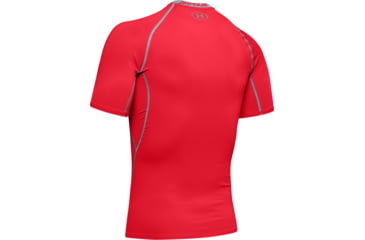Image of Under Armour UA HeatGear Armour Short Sleeve Compression Shirt - Men's, 3XL, Red, 12574686003X