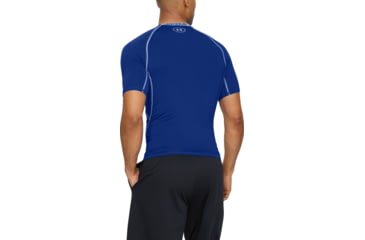 Image of Under Armour UA HeatGear Armour Short Sleeve Compression Shirt - Men's, 2XL, Royal Blue, 12574684002X