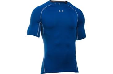 Image of Under Armour UA HeatGear Armour Short Sleeve Compression Shirt - Men's, 2XL, Royal Blue, 12574684002X