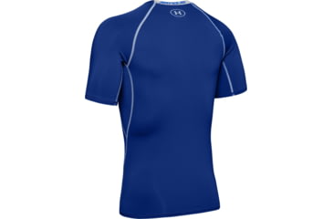 Image of Under Armour UA HeatGear Armour Short Sleeve Compression Shirt - Men's, 2XL, Royal Blue, 12574684002X