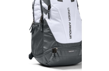 Image of Under Armour UA Hustle 3.0L Backpack, White, One Size Fits All, 1294720100OSFA