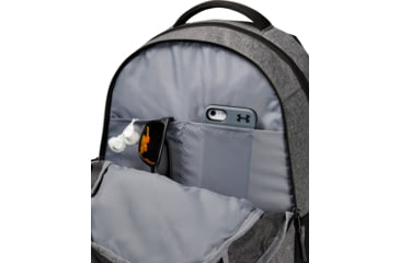 Image of Under Armour UA Hustle 4.0 Backpack, Graphite, One Size Fits All, 1342651041OSFA