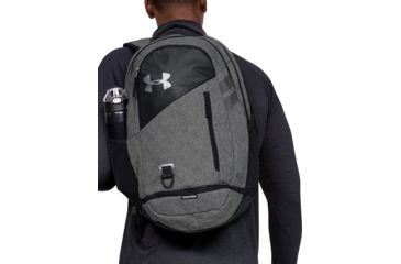 Image of Under Armour Ua Hustle 4.0 Backpack, Graphite Black - 1342651002OSFA