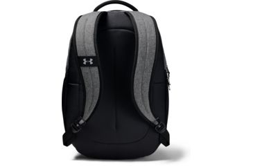 Image of Under Armour UA Hustle 4.0 Backpack, Black/Graphite Medium Heather, One Size Fits All, 1342651002OSFA