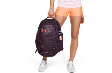 Image of Under Armour UA Hustle 4.0 Backpack, Kinetic Purple, One Size Fits All, 1342651520OSFA
