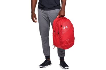 Image of Under Armour Ua Hustle 4.0 Backpack, Red - 1342651600OSFA
