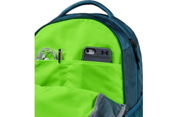 Image of Under Armour UA Hustle 4.0 Backpack, Teal Vibe, One Size Fits All, 1342651417OSFA