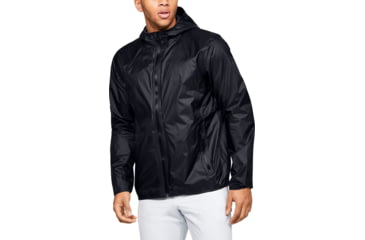 Image of Under Armour UA Impasse Rain Shell Jacket - Mens, Black, 2X-Large, 13509490012X