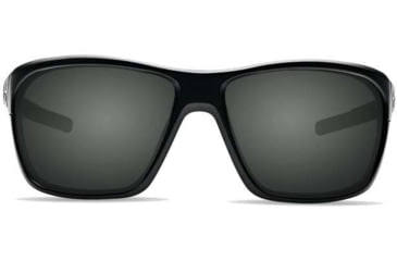 Image of Under Armour UA No Limits Sunglasses, Gray Polarized Lens, Satin Black, One Size Fits Most, UA8630130-010108