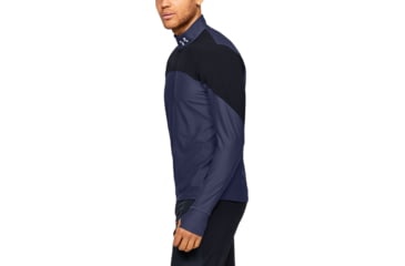 Image of Under Armour UA Qualifier 1/2 Zip Shirt - Mens, Medium, Blue Ink, 1326595497MD