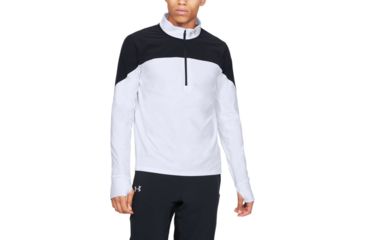 Image of Under Armour UA Qualifier 1/2 Zip Shirt - Men's, 2XL, White, 13265951002X