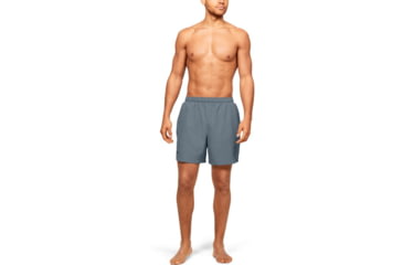 Image of Under Armour UA Shore Break Volley Shorts - Mens, Extra Large, Hushed Turquoise, 1351154396XL