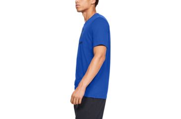 Image of Under Armour UA Sportstyle Logo T-Shirt - Men's, Medium, Blue, 1329590486MD