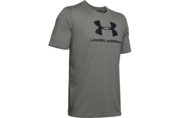 Image of Under Armour UA Sportstyle Logo T-Shirt - Men's, Extra Large, Green, 1329590388XL