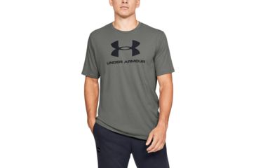Image of Under Armour UA Sportstyle Logo T-Shirt - Men's, Extra Large, Green, 1329590388XL