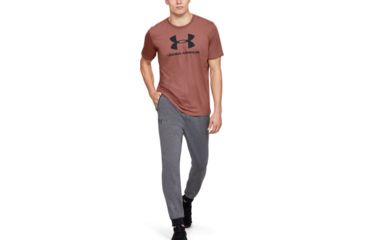 Image of Under Armour UA Sportstyle Logo T-Shirt - Mens, Extra Large, Cedar Brown, 1329590226XL