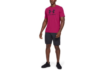 Image of Under Armour UA Sportstyle Logo T-Shirt - Mens, Extra Large, Exuberant Pink, 1329590671XL