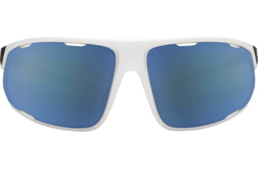 Image of Under Armour UA Strive Sunglasses, Baseball Tuned Lens, Satin White, One Size Fits Most, UA8650108-110664