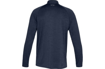 Image of Under Armour UA Tech 1/2 Zip Long Sleeve Shirt - Mens, Academy/Steel, Small, 1328495409SM