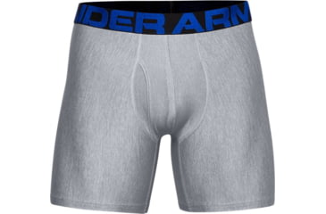 Image of Under Armour UA Tech 6in Boxer 2 Pack - Mens, Academy, Small, 1363619408SM