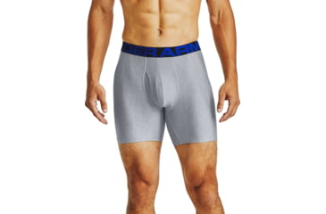 Image of Under Armour UA Tech 6in Boxer 2 Pack - Mens, Academy, Small, 1363619408SM