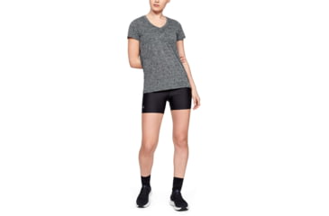 Image of Under Armour UA Tech Twist V-Neck T-Shirt - Womens, Black, 2X-Large, 12585680012XL
