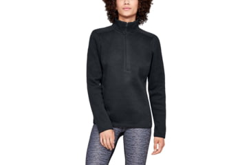 Image of Under Armour UA Wintersweet 1/2 Zip 2.0 Active Top - Womens, Black, Large, 1316287001LG