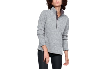 Image of Under Armour UA Wintersweet 1/2 Zip 2.0 Active Top - Womens, Overcast Gray, Medium, 1316287941MD