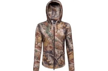 Image of Under Armour Women's ColdGear Camo Hurlock Full Zip Hoody - Realtree AP Camo Color 1004710-340