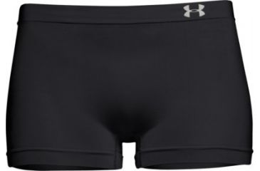 Image of Under Armour Women's HeatGear Active Boy Short - Black Color 1001959-001