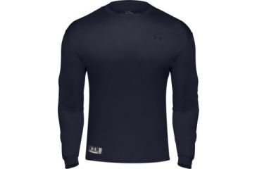 Image of UnderArmour Men's HeatGear Tactical Longsleeve T - Dark Navy Blue Color 1005385-465