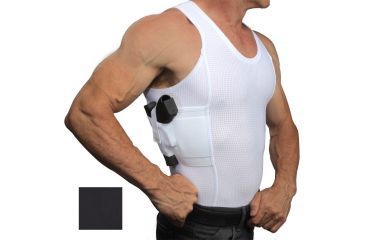 Image of UnderTech Undercover Mens Concealment Holster Tank Top Coolux Shirt,Black,3XL T1276BK-3X