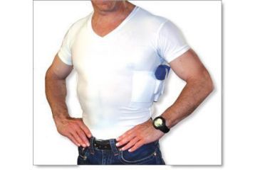 Image of Undertech Undercover V-Neck Concealment Shirt - White