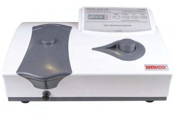 Image of UNICO 1200 Spectrophotometer 5nm Bandpass w/10mm Single Square Cuvette Holder,220V S-1200E