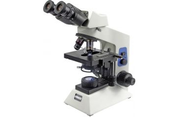 Image of UNICO G504 LED Illuminated Binocular Microscope w/ Seidentopf Binocular Head, Paired 10x Eyepiece Plan Objectives 4x-10x-40x-100x, Mech. Stage 90V-240V G504
