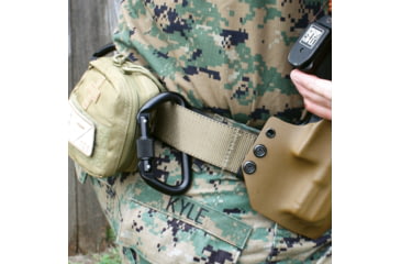 Image of United States Tactical Operator Belt w/D-Ring, Coyote, Extra Large, UST-BLT00202DXL