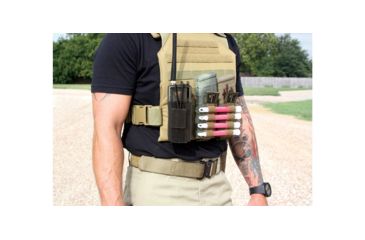 Image of United States Tactical Radio Pouch, Black, One Size, UST-MOL00901