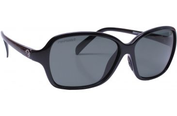 Image of Unsinkable Mystic Sunglasses - Women's-Ebony-Polarized Core Grey