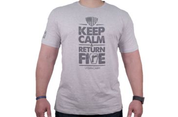 Image of Urban Carry Keep Calm T-Shirt, Gray, Small UC-Sht049