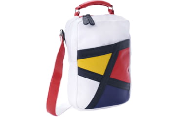 Image of Urbn Chc Metis Bulletproof Bag, White/Black/Red/Blue/Yellow, Medium, METWHT/002