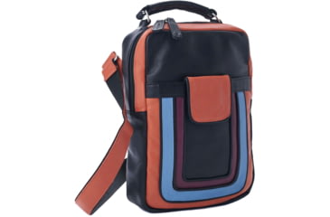 Image of Urbn Chc Poseidon Bulletproof Bag, Orange/Black/Blue/Indigo, Medium, POSORG/002