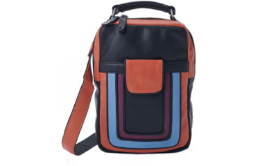 Image of Urbn Chc Poseidon Bulletproof Bag, Orange/Black/Blue/Indigo, Medium, POSORG/002